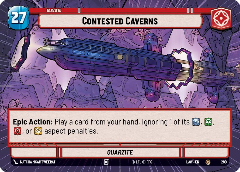 Image for Contested Caverns // Experience (Hyperspace) (289 // T05) (LAW) - Star Wars: Unlimited