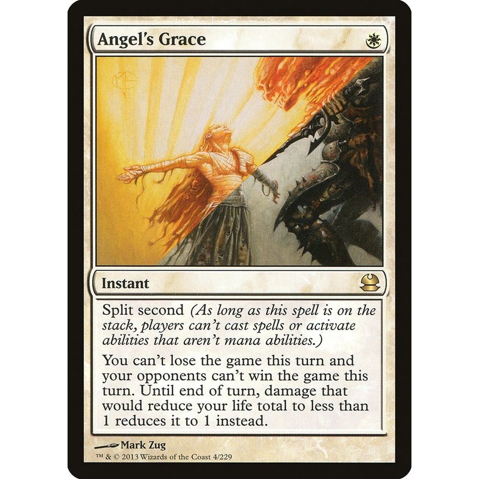Image for Angel's Grace (4) (MMA) - Magic: The Gathering