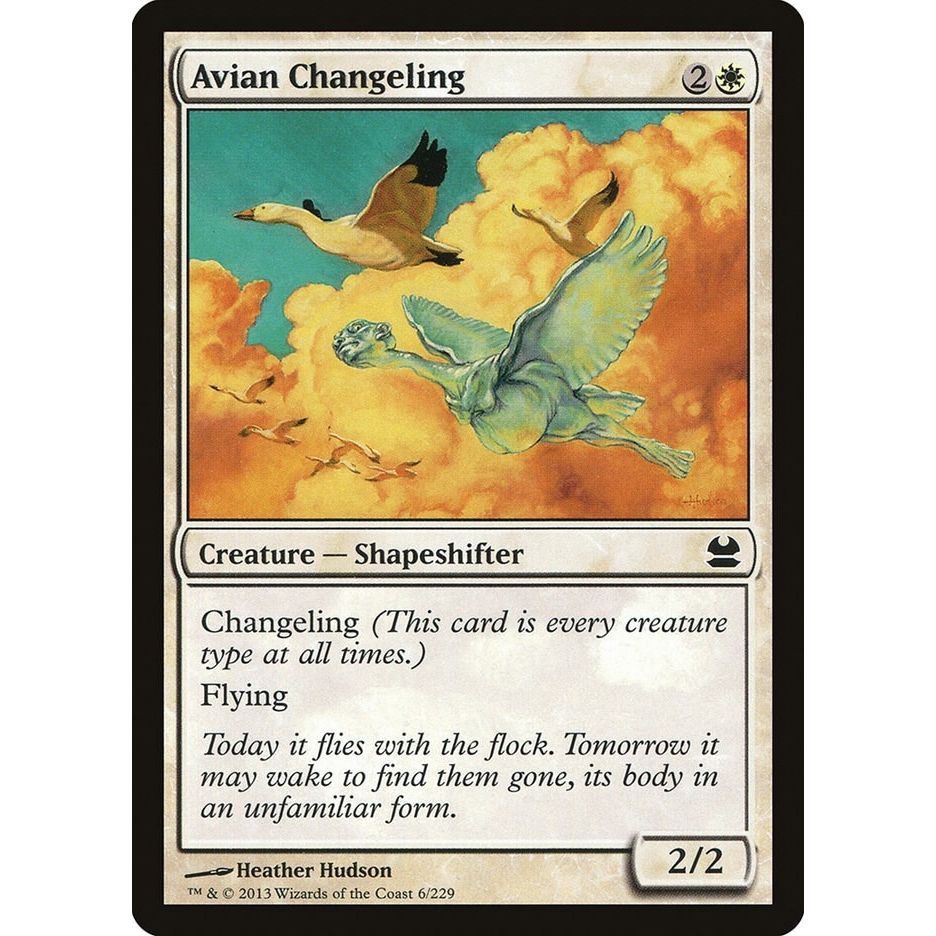 Image for Avian Changeling (6) (MMA) - Magic: The Gathering