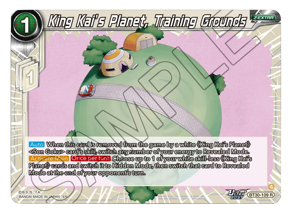 Image for King Kai's Planet, Training Grounds (BT30-109) (BT30) - Dragon Ball Super: Masters