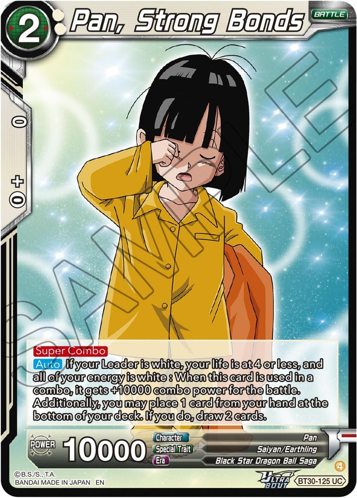 Image for Pan, Strong Bonds (BT30-125) (BT30) - Dragon Ball Super: Masters