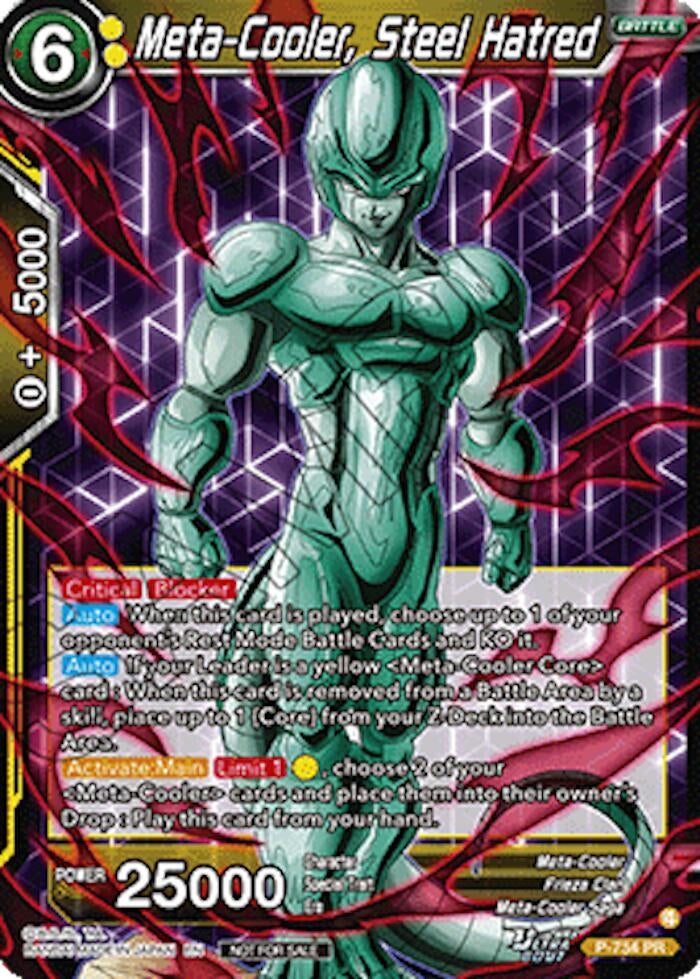 Image for Meta-Cooler, Steel Hatred (Ultra-Bout Series Tournament Pack Vol.2) (P-734) (TPR) - Dragon Ball Super: Masters