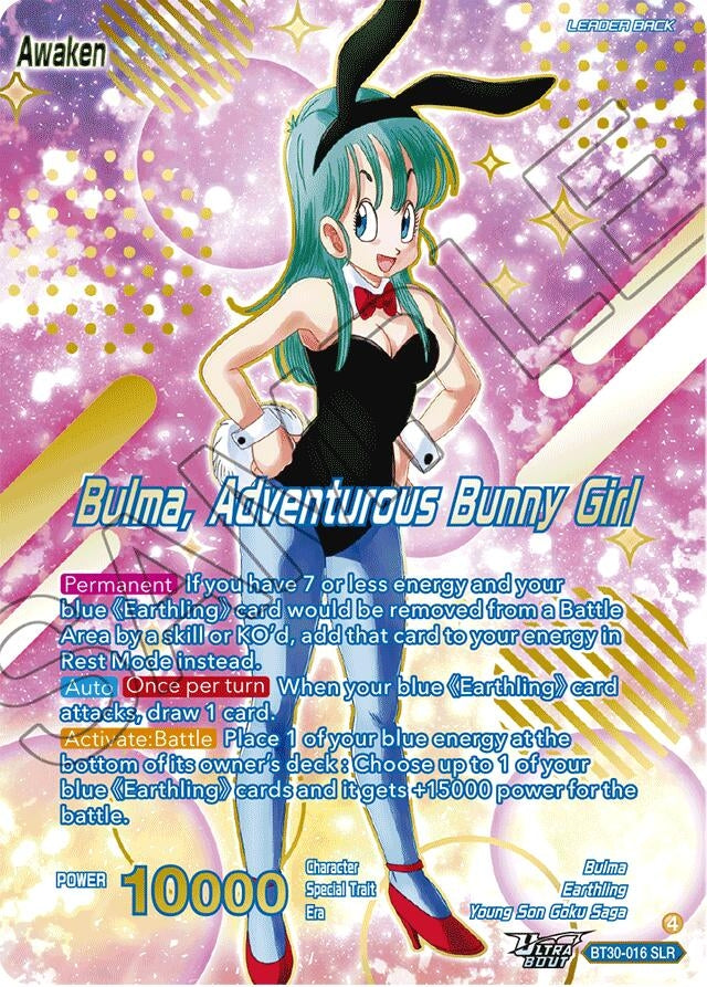 Image for Bulma // Bulma, Adventurous Bunny Girl (SLR) (BT30-016) (BT30) - Dragon Ball Super: Masters