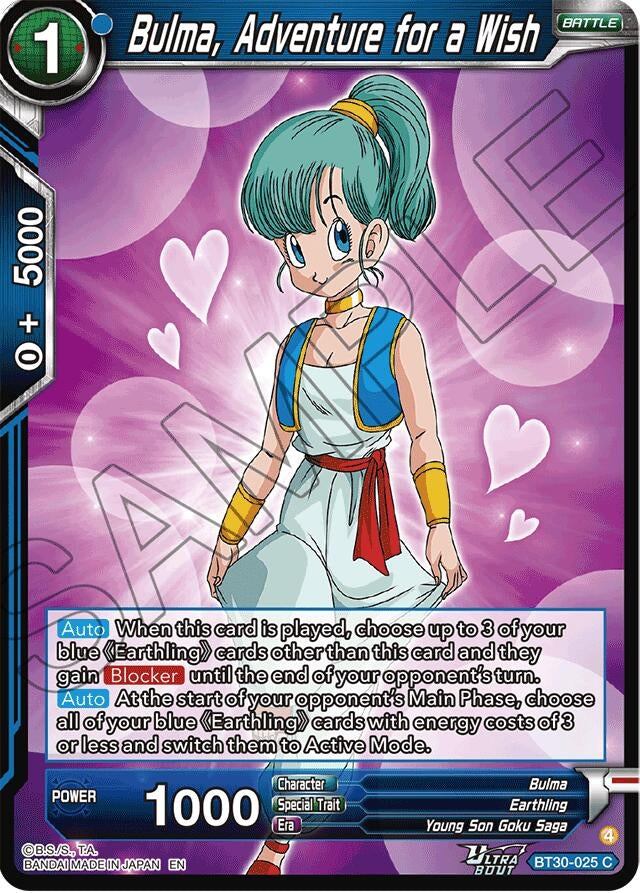 Image for Bulma, Adventure for a Wish (BT30-025) (BT30) - Dragon Ball Super: Masters