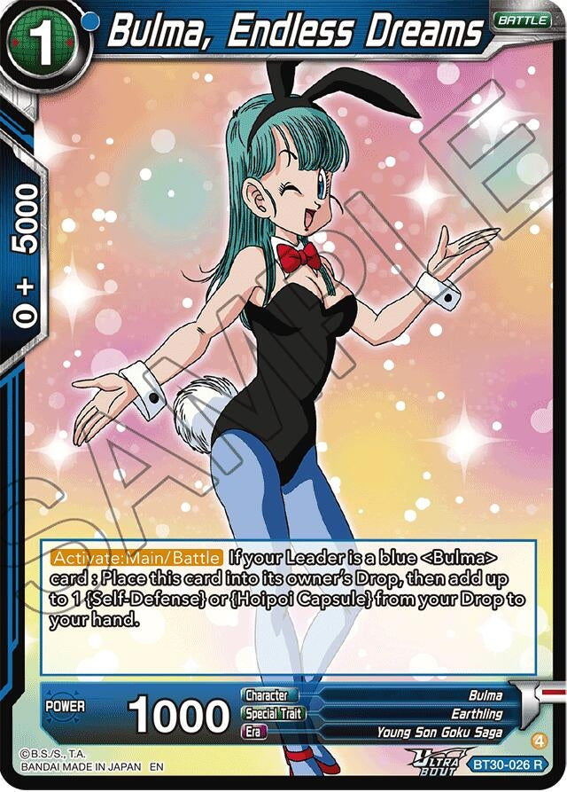 Image for Bulma, Endless Dreams (BT30-026) (BT30) - Dragon Ball Super: Masters