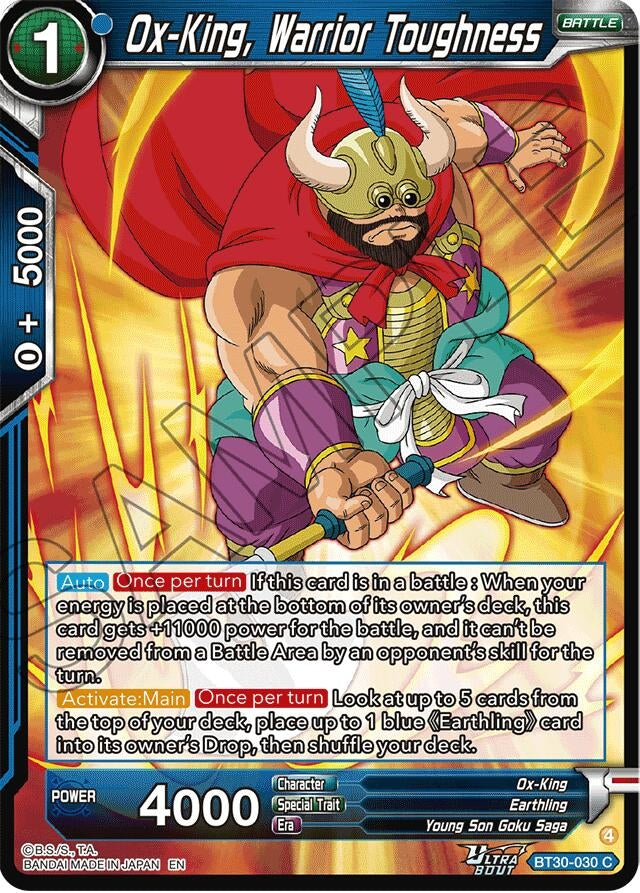 Image for Ox-King, Warrior Toughness (BT30-030) (BT30) - Dragon Ball Super: Masters