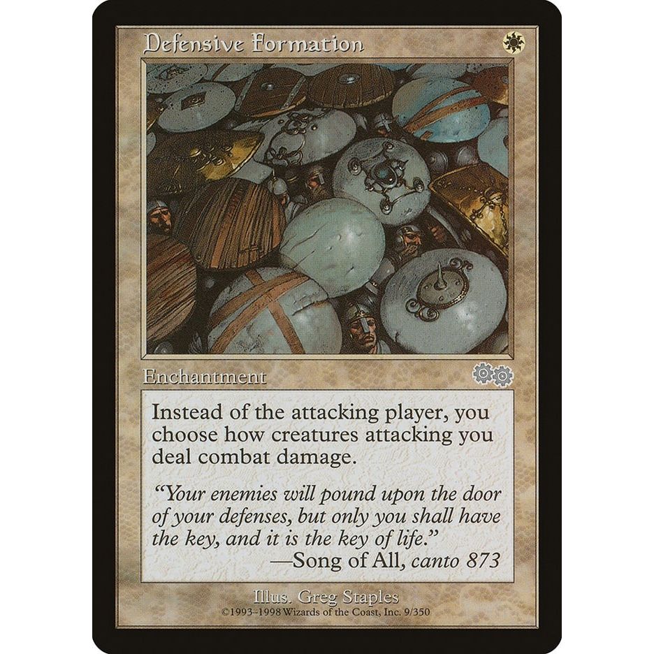 Image for Defensive Formation (9) (USG) - Magic: The Gathering