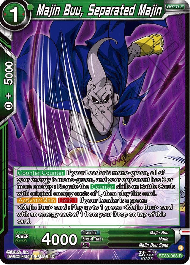 Image for Majin Buu, Separated Majin (BT30-063) (BT30) - Dragon Ball Super: Masters