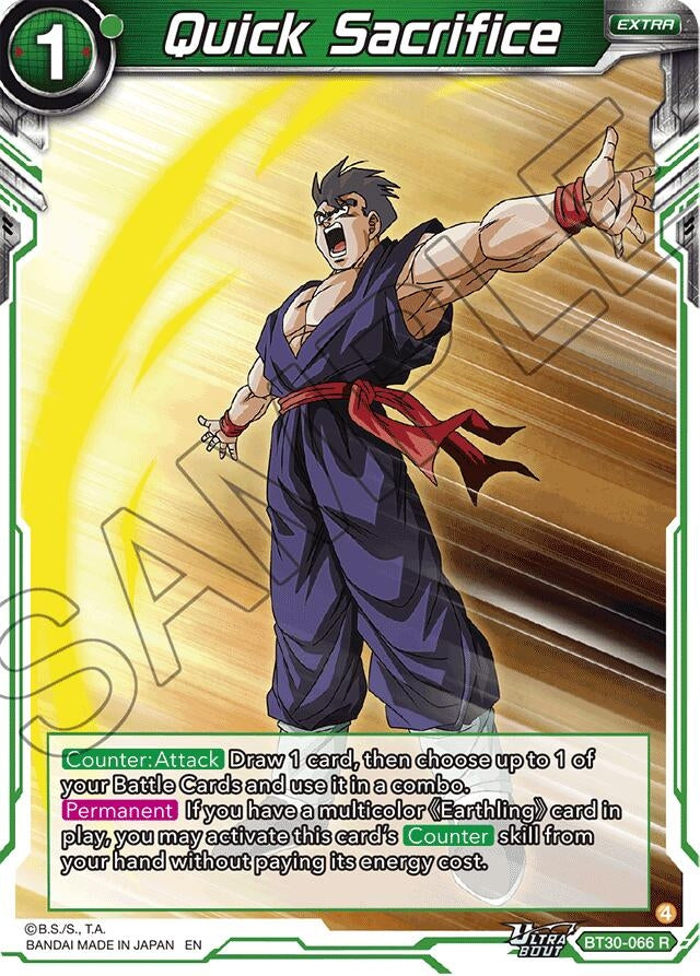 Image for Quick Sacrifice (BT30-066) (BT30) - Dragon Ball Super: Masters