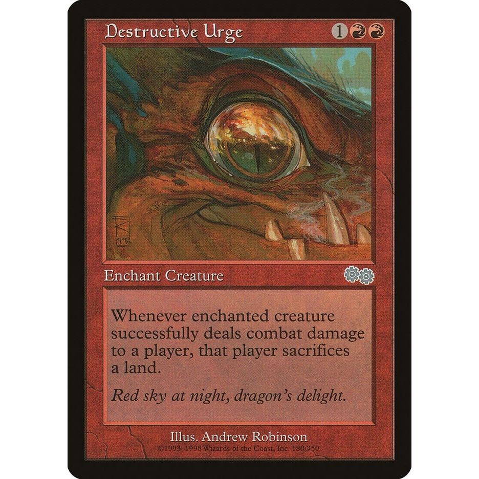 Image for Destructive Urge (180) (USG) - Magic: The Gathering
