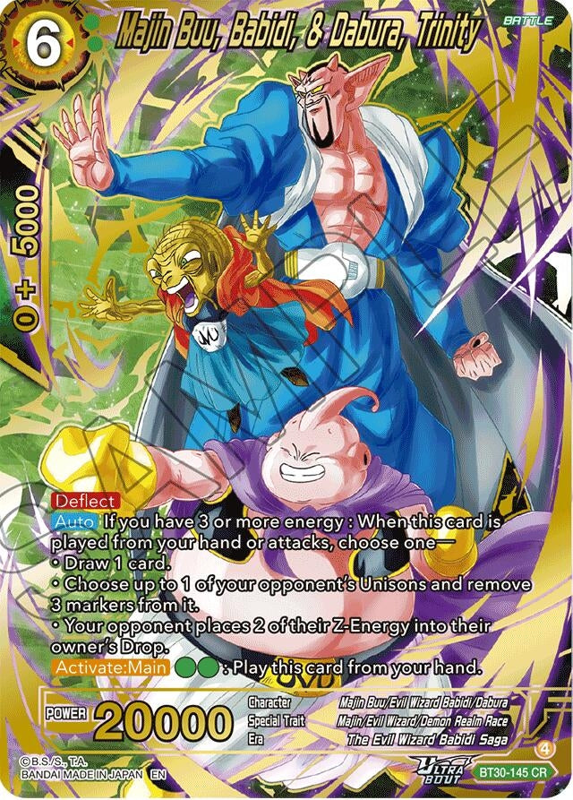 Image for Majin Buu, Babidi, & Dabura, Trinity (BT30-145) (BT30) - Dragon Ball Super: Masters