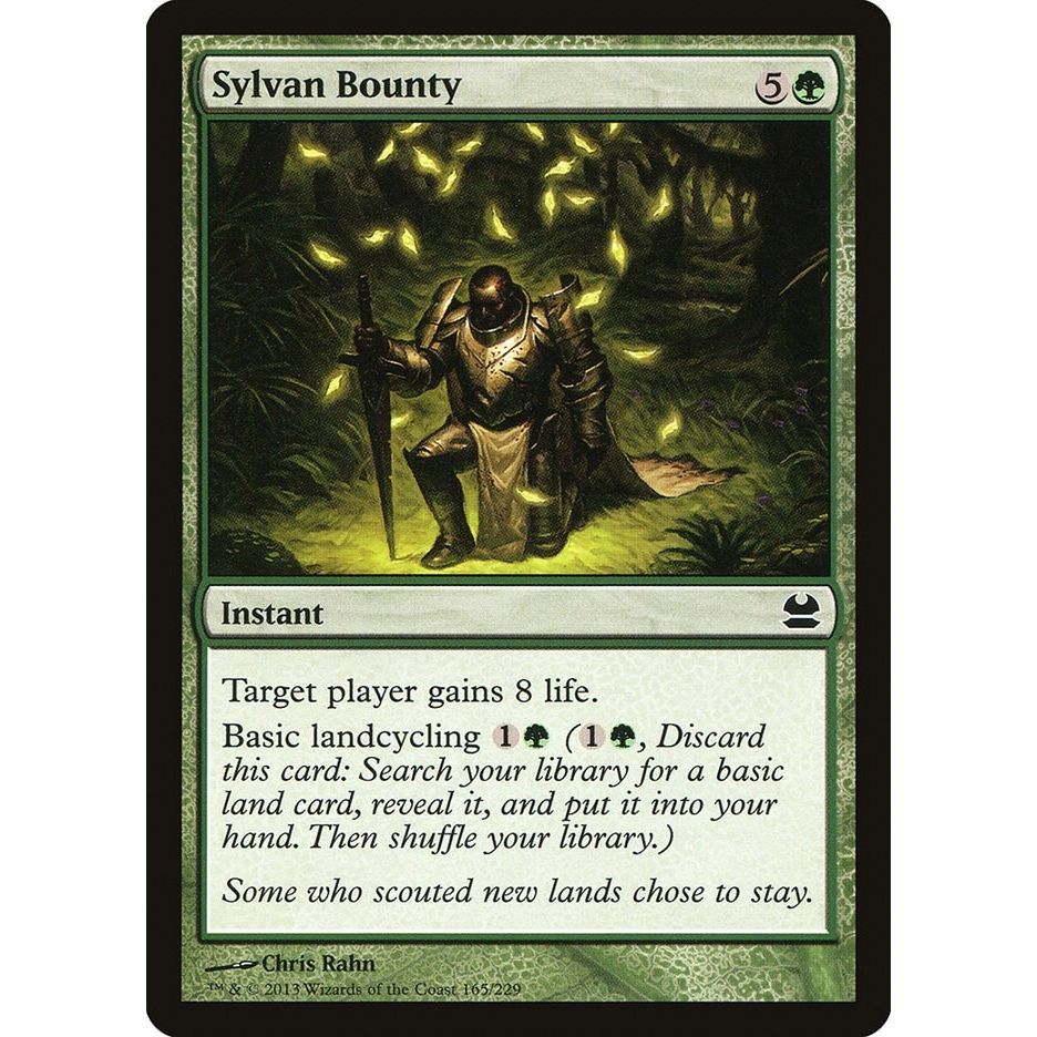 Image for Sylvan Bounty (165) (MMA) - Magic: The Gathering