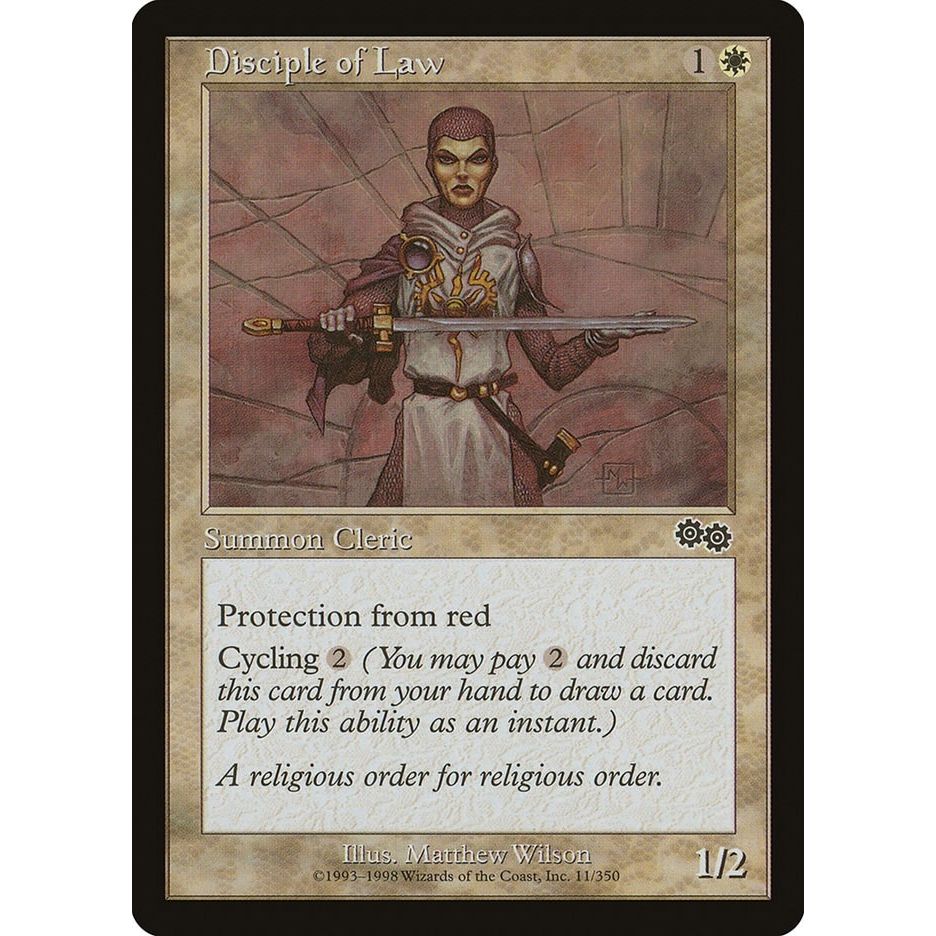 Image for Disciple of Law (11) (USG) - Magic: The Gathering