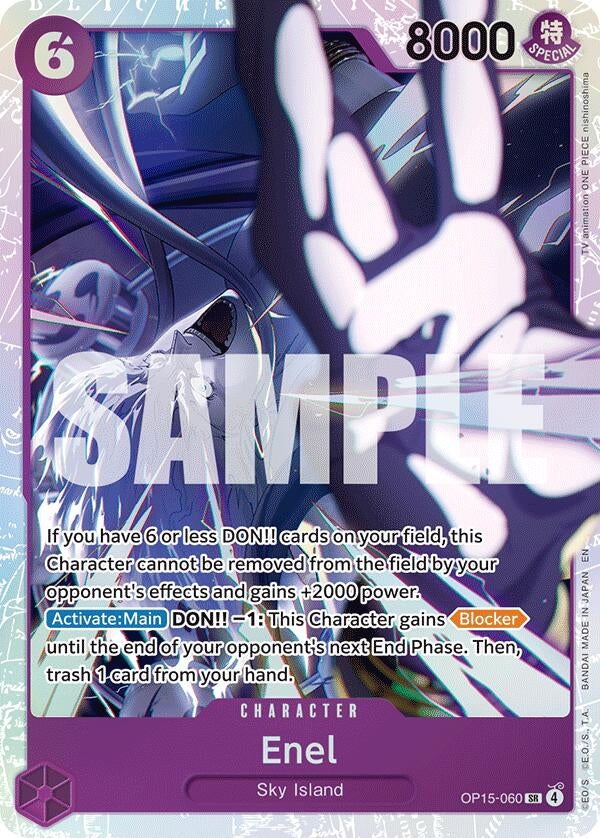 Image for Enel (OP15-060) (OP15-060) (OP15-EB04) - One Piece Card Game
