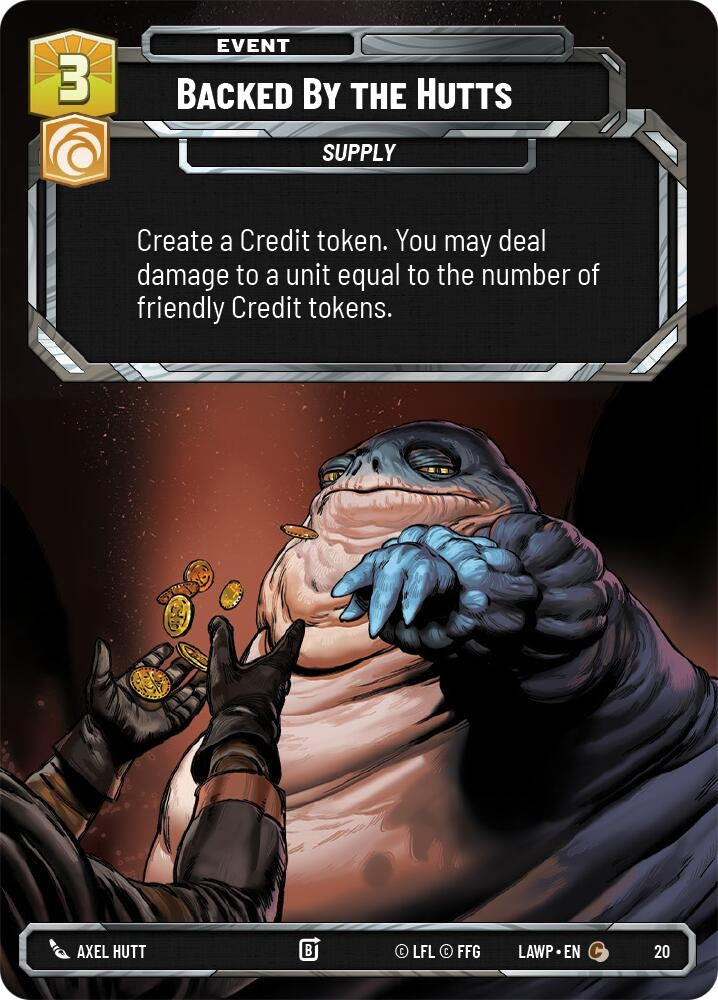 Image for Backed by the Hutts (20) (LAW-WPP) - Star Wars: Unlimited