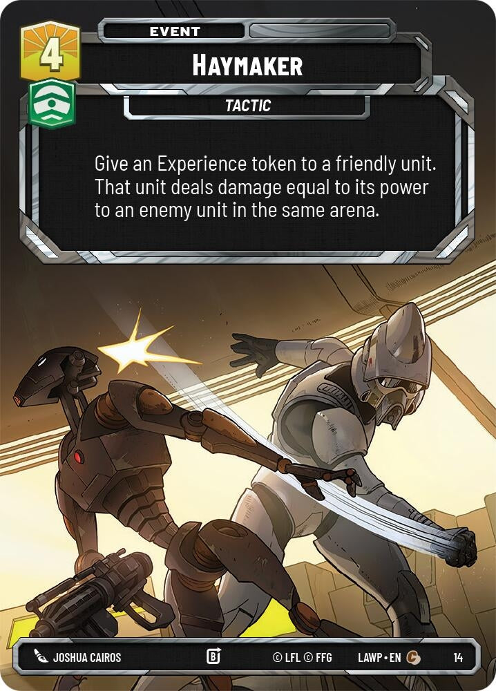 Image for Haymaker (14) (LAW-WPP) - Star Wars: Unlimited