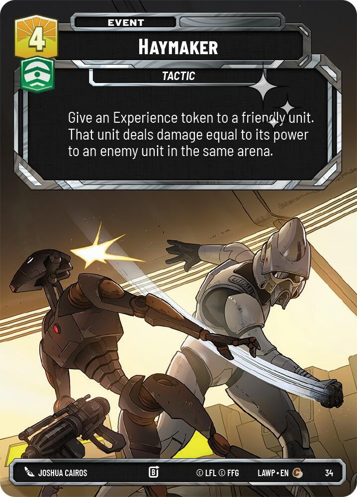 Image for Haymaker (Foil) (34) (LAW-WPP) - Star Wars: Unlimited