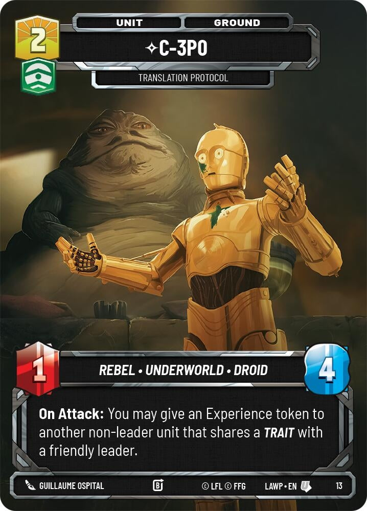 Image for C-3PO - Translation Protocol (13) (LAW-WPP) - Star Wars: Unlimited
