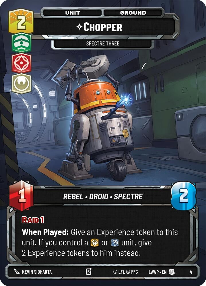 Image for Chopper - Spectre Three (4) (LAW-WPP) - Star Wars: Unlimited