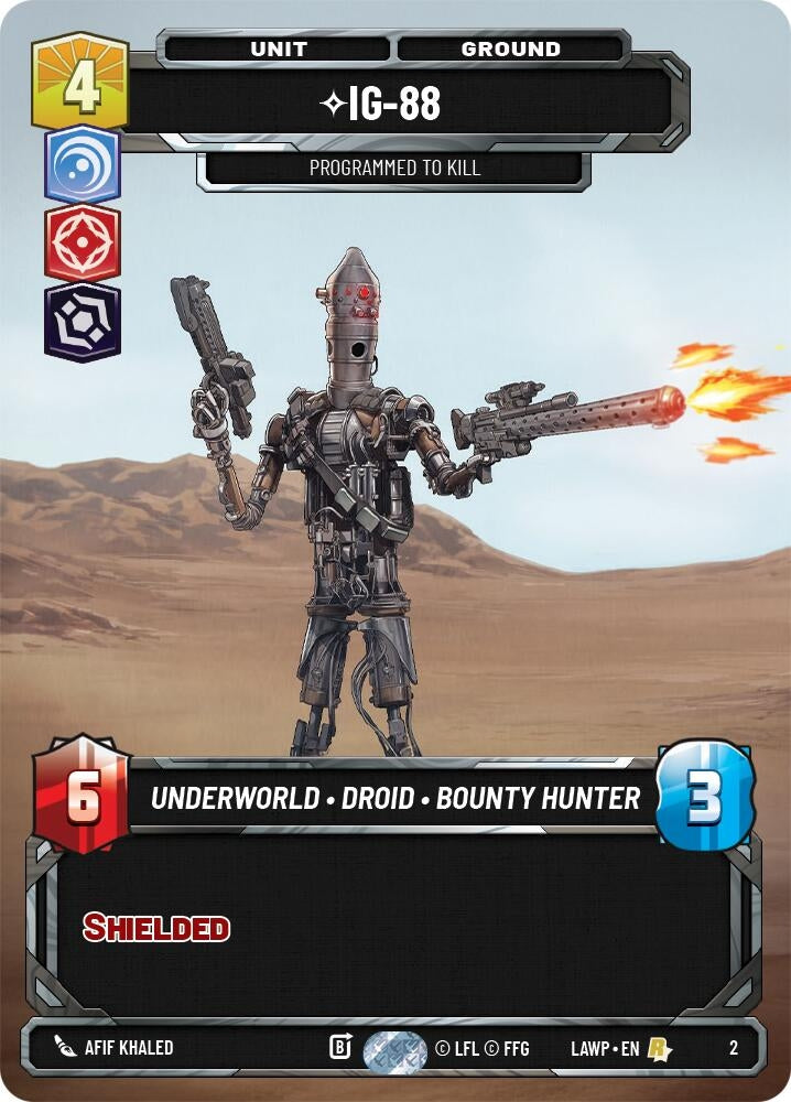 Image for IG-88 - Programmed to Kill (2) (LAW-WPP) - Star Wars: Unlimited
