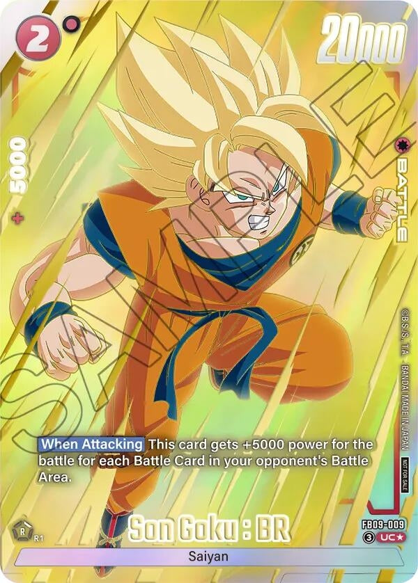 Image for Son Goku : BR - FB09-009 (Limited Pack 26-27 WAVE1) (FB09-009) (DBSFW_TPR) - Dragon Ball Super: Fusion World