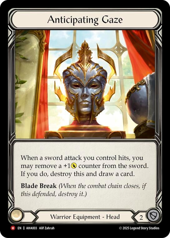 Image for Anticipating Gaze (AHA003) (AHA) - Flesh and Blood TCG