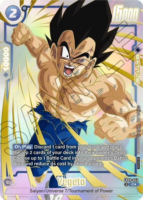 Image for Vegeta - FB09-043 (FB09-043) (DBSFW_TPR) - Dragon Ball Super: Fusion World
