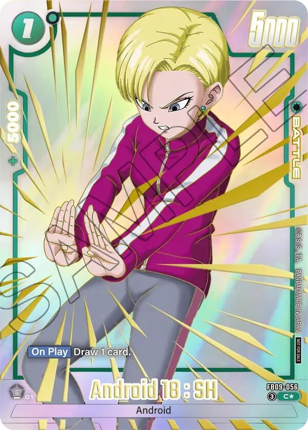 Image for Android 18 : SH (Limited Pack 26-27 WAVE1) (FB09-056) (DBSFW_TPR) - Dragon Ball Super: Fusion World