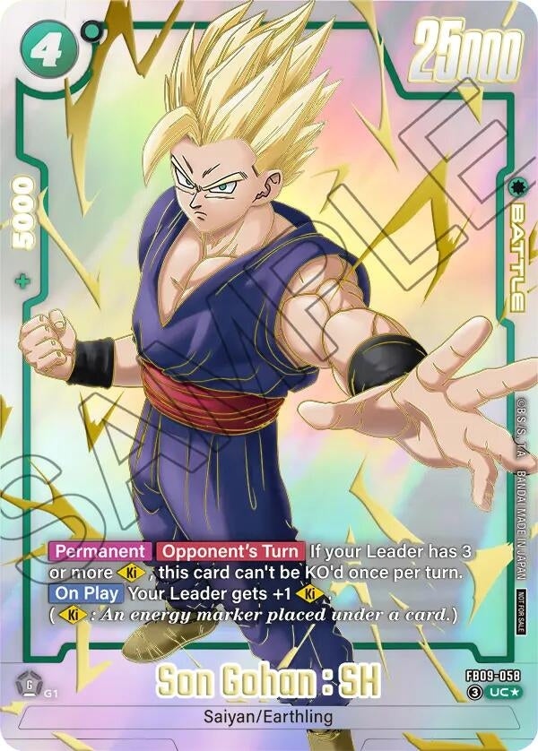 Image for Son Gohan : SH - FB09-058 (Limited Pack 26-27 WAVE1) (FB09-058) (DBSFW_TPR) - Dragon Ball Super: Fusion World