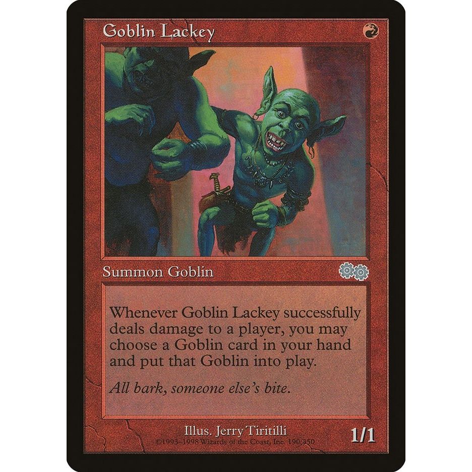 Image for Goblin Lackey (190) (USG) - Magic: The Gathering