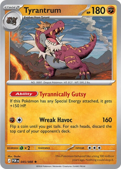 Image for Tyrantrum (045/088) (PR) - Pokemon