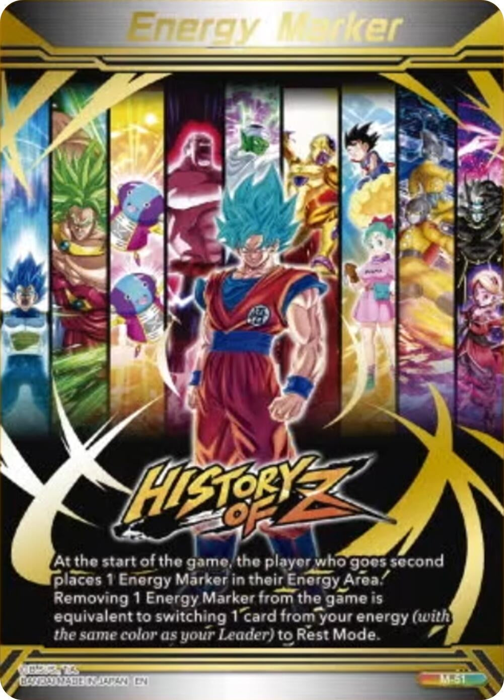 Image for Energy Marker - History of Z (M-51) (Gold-Stamped) (M-51) (BT30) - Dragon Ball Super: Masters
