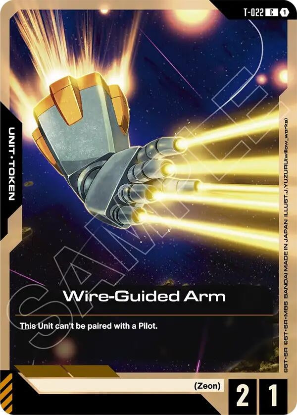 Image for Wire-Guided Arm (T-022) Token (T-022) (GD04) - Gundam Card Game