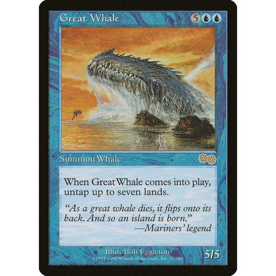 Image for Great Whale (77) (USG) - Magic: The Gathering