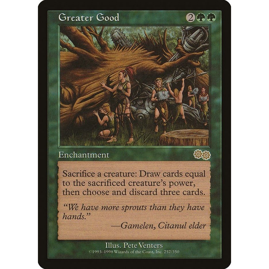 Image for Greater Good (257) (USG) - Magic: The Gathering