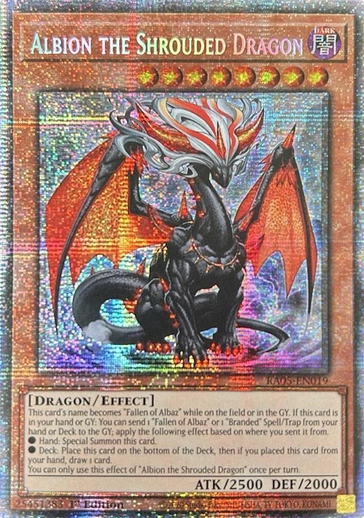 Image for Albion the Shrouded Dragon (Starlight Rare) (RA05-EN019) (RA05) - YuGiOh