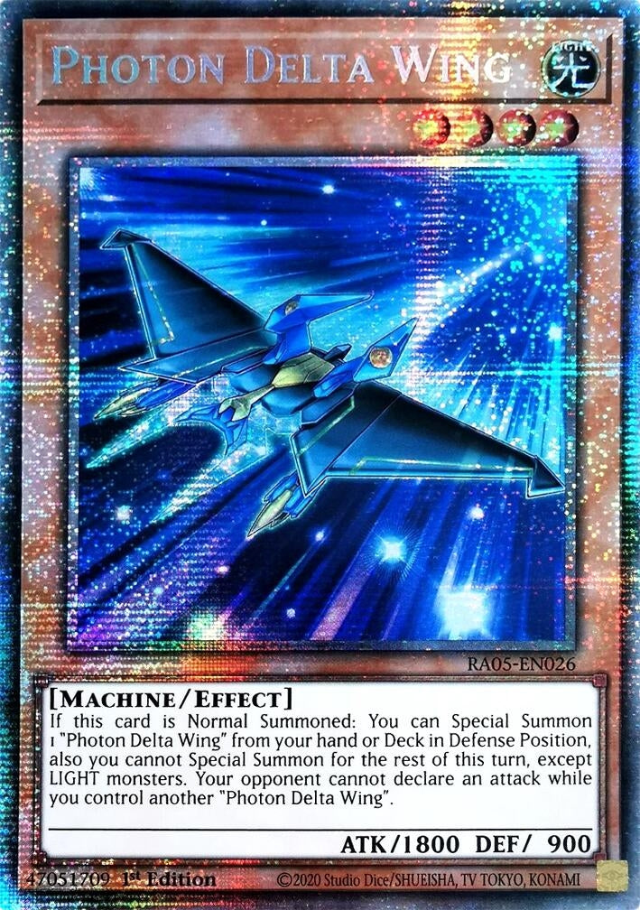 Image for Photon Delta Wing (Starlight Rare) (RA05-EN026) (RA05) - YuGiOh