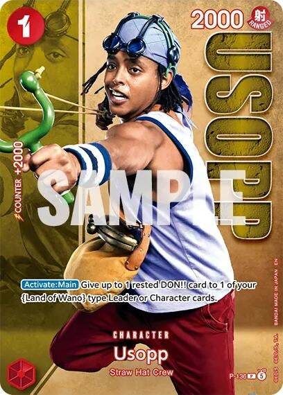 Image for Usopp - P-136 (Premium Card Collection -Live Action Edition Vol.2 Straw Hat Crew-) (OP-PR) - One Piece Card Game