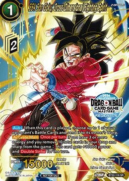Image for SS4 Son Goku, Cross-Dimensional Fighting Spirit (2026 Championship Regionals Top 16) (BT22-116) (TPR) - Dragon Ball Super: Masters