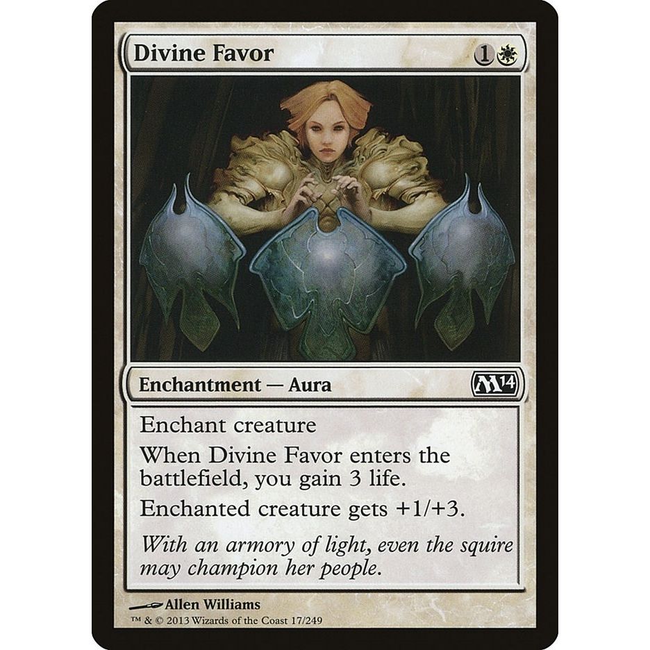 Image for Divine Favor (17) (M14) - Magic: The Gathering