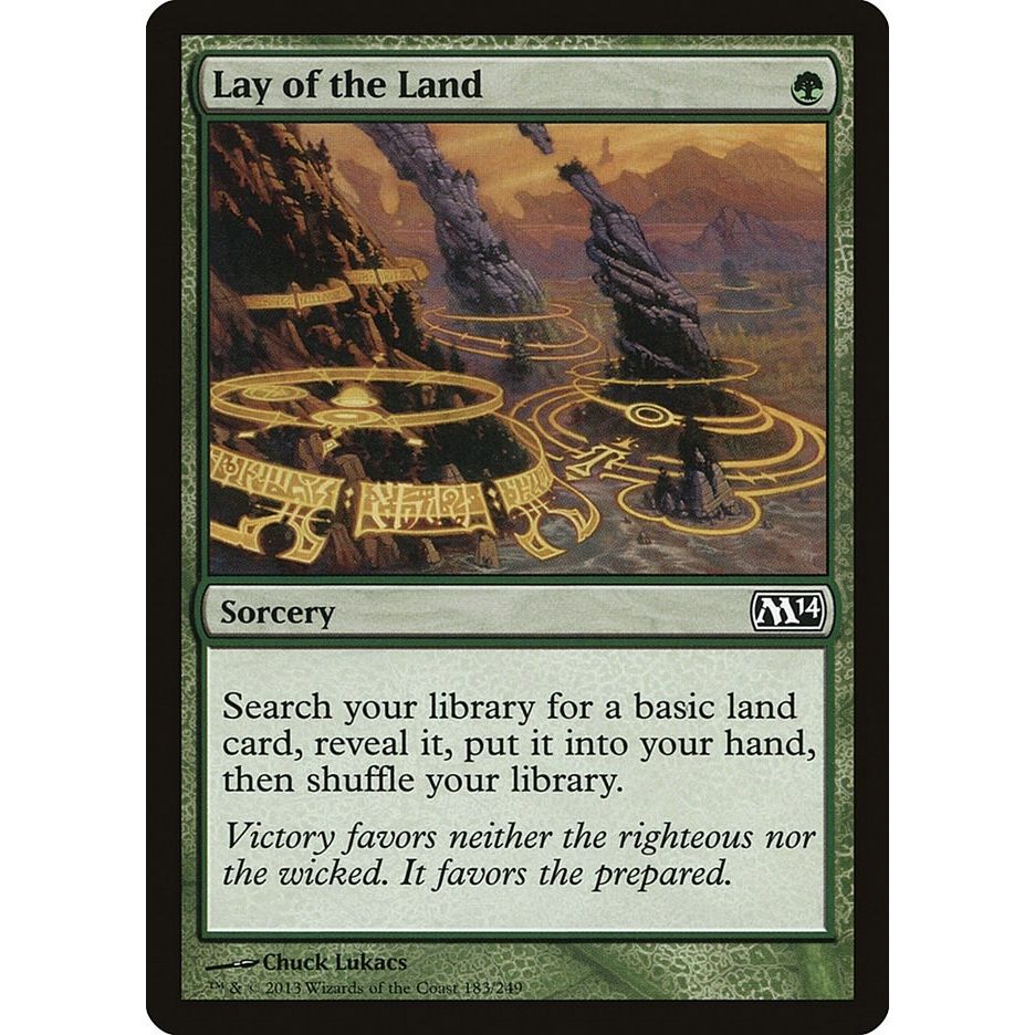 Image for Lay of the Land (183) (M14) - Magic: The Gathering
