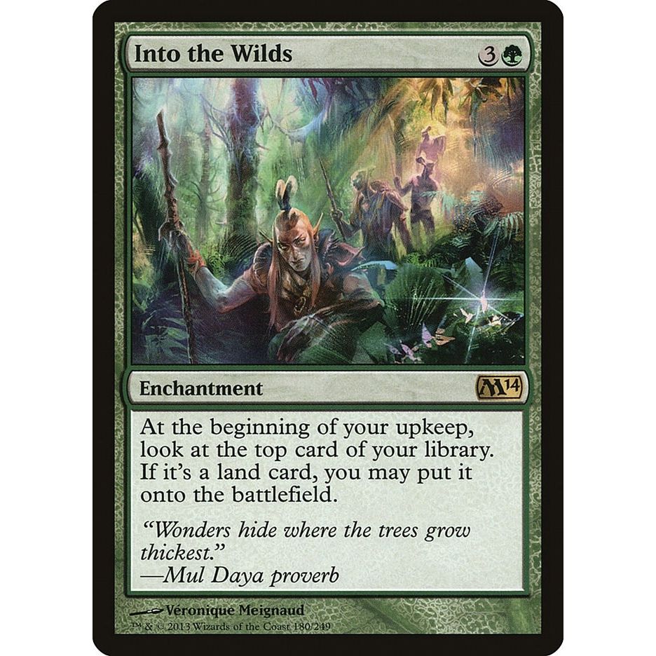 Image for Into the Wilds (180) (M14) - Magic: The Gathering