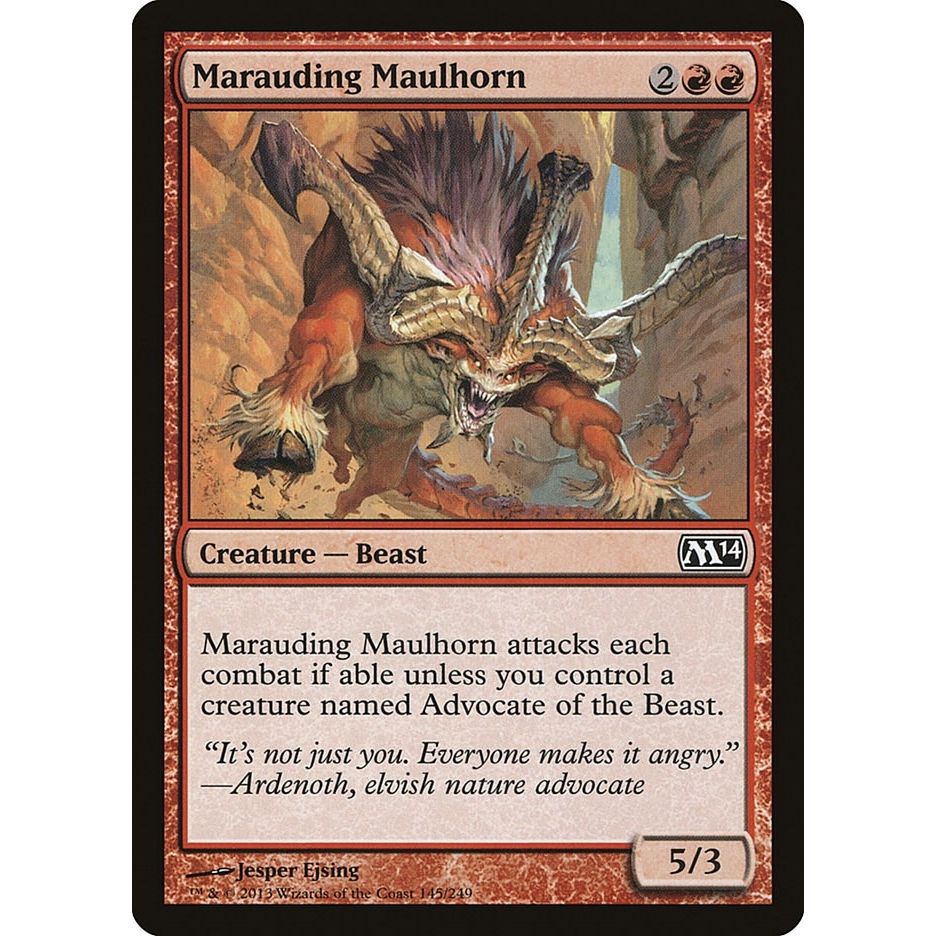 Image for Marauding Maulhorn (145) (M14) - Magic: The Gathering