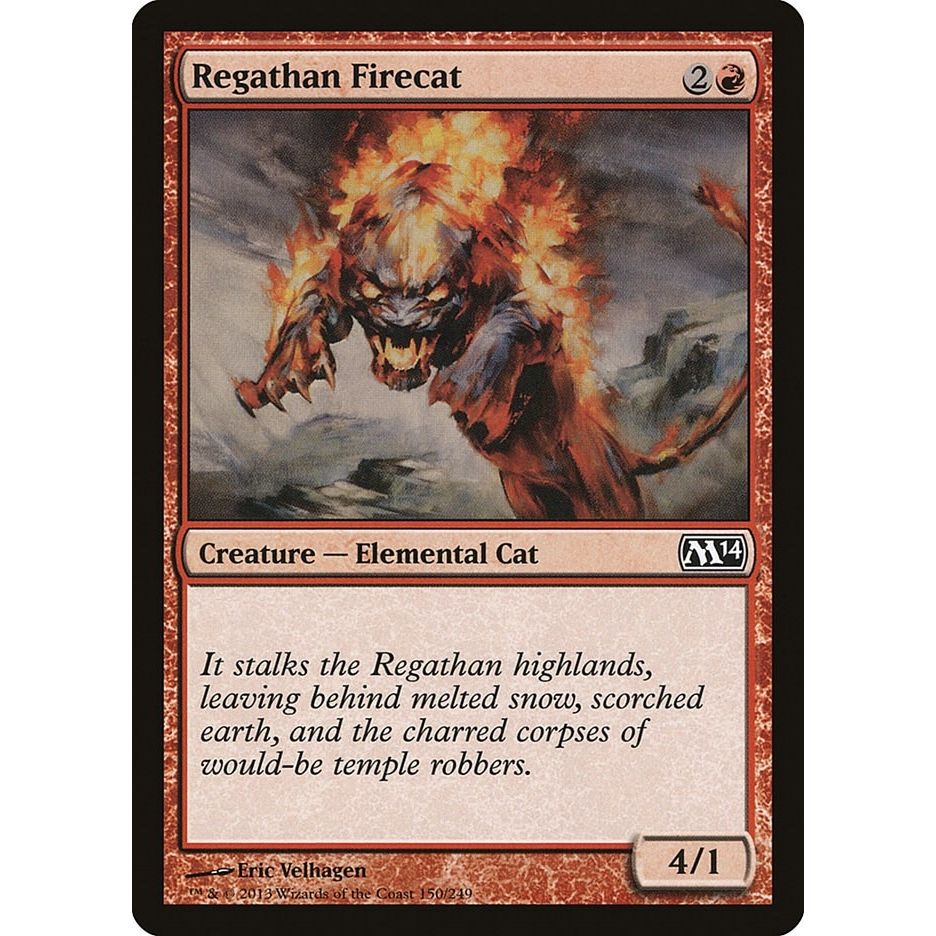 Image for Regathan Firecat (150) (M14) - Magic: The Gathering