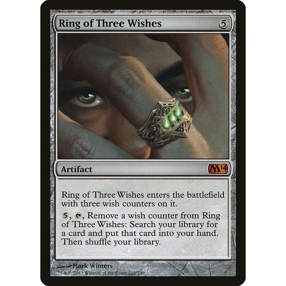 Image for Ring of Three Wishes (216) (M14) - Magic: The Gathering