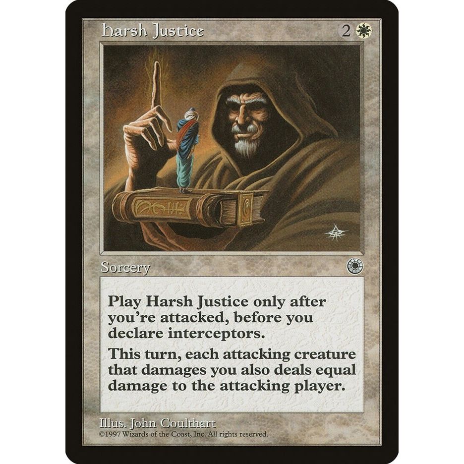 Image for Harsh Justice (POR) - Magic: The Gathering