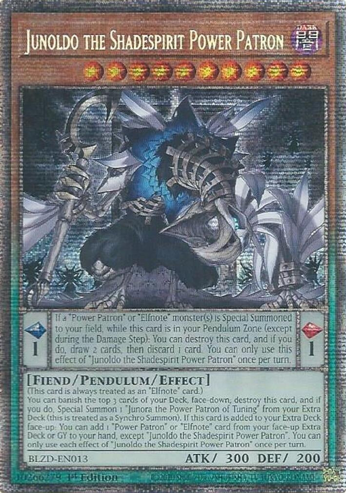 Image for Junoldo the Shadespirit Power Patron (Starlight Rare) (BLZD-EN013) (BLZD) - YuGiOh