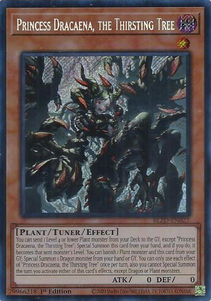 Image for Princess Dracaena, the Thirsting Tree (BLZD-EN027) (BLZD) - YuGiOh