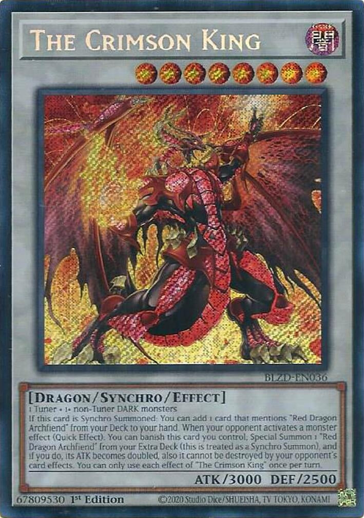 Image for The Crimson King (BLZD-EN036) (BLZD) - YuGiOh