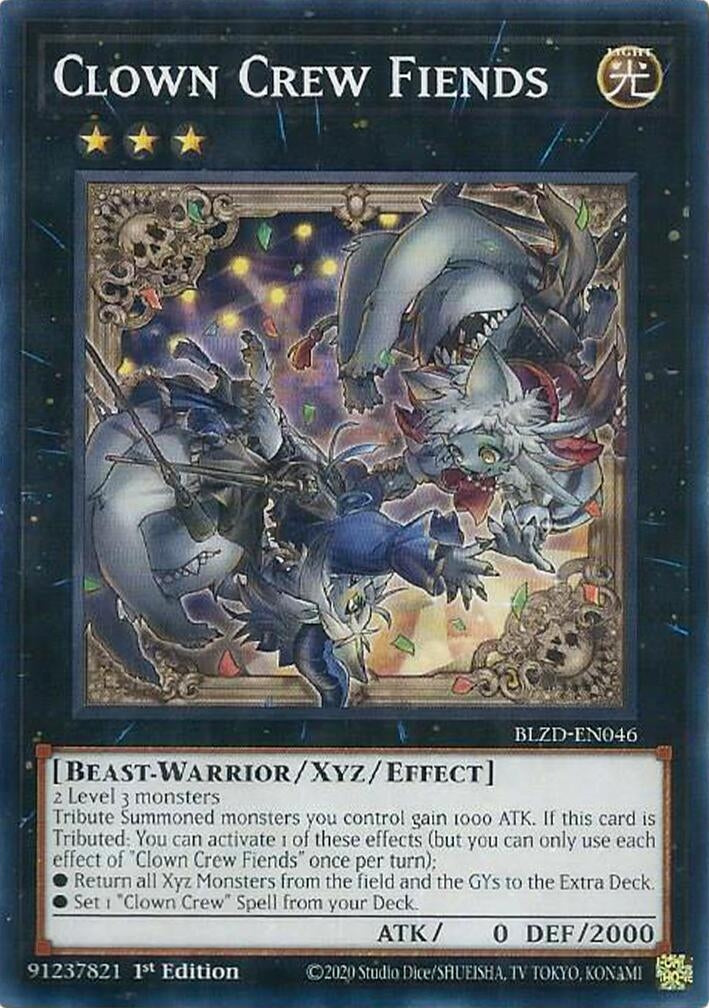 Image for Clown Crew Fiends (BLZD-EN046) (BLZD) - YuGiOh